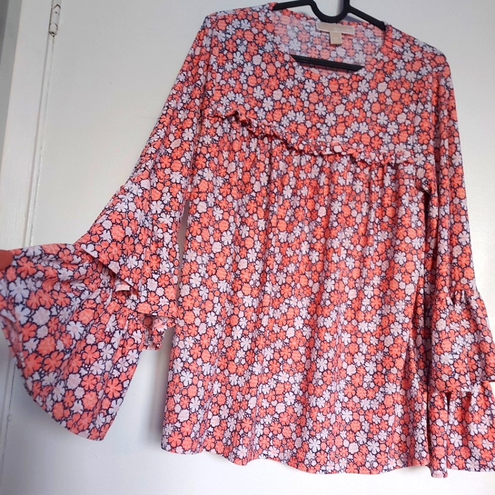 MK_ Floral blouse _ NWOT
